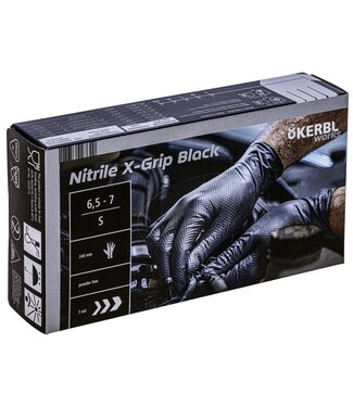 Einmalhandschuh X-Grip Black