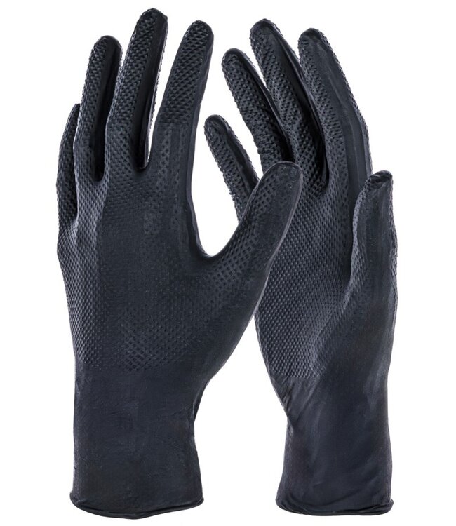 Einmalhandschuh X-Grip Black