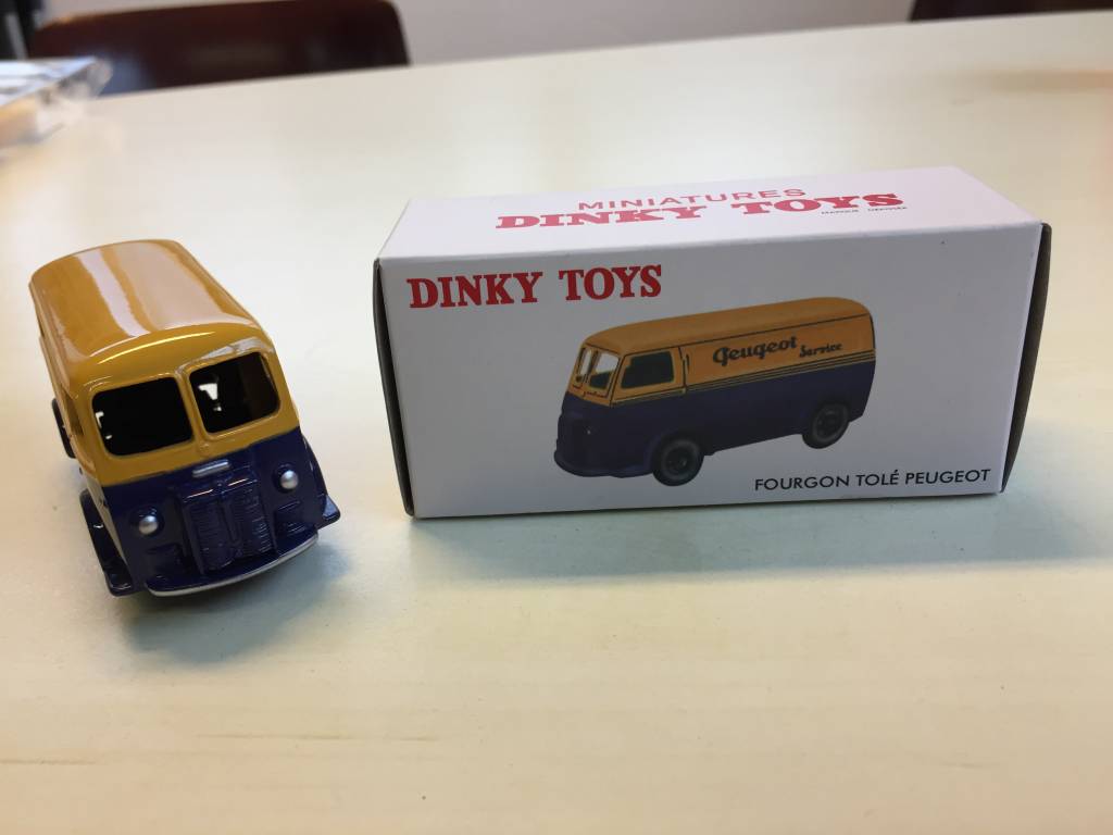 Dinky Toys Miniatuur Peugeot 25B Tole Fourgon