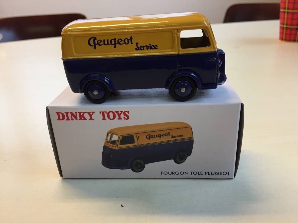 Dinky Toys Miniatuur Peugeot 25B Tole Fourgon