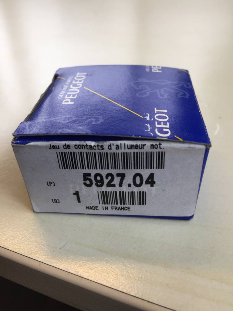 SEV Marchal 5927-04 Contactpunten SEV voor 203 en 403