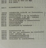 SEV Marchal 5927-04 Contactpunten SEV voor 203 en 403