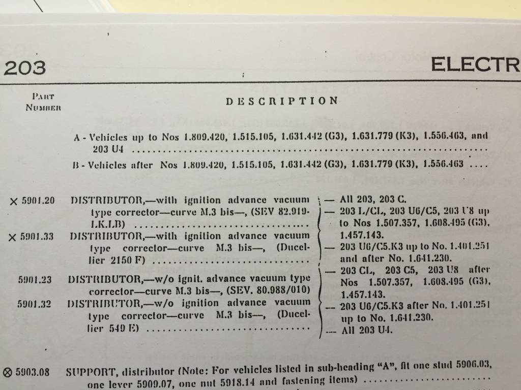 Ducellier 5901-44 Ducellier M48 verdeler