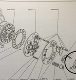 APH 2034-10 Druklager (kogellager) ook ter vervanging van 2034-07/2041-08 & 2041-11)