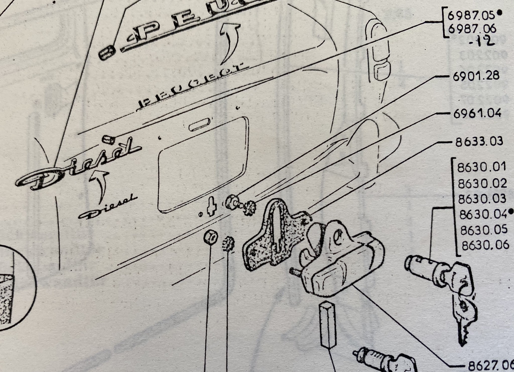 APH 8633-03 Rubber koffergreep 403