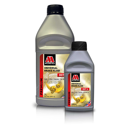 Millers Universele remvloeistof DOT 4 – Brake Fluid Dot 4 Millers Oils