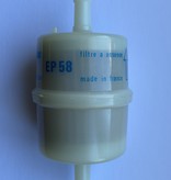 Peugeot 1567-21 universeel benzine filter "Purflux EP58"