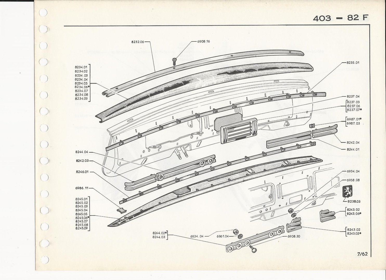 APH 8245-06 Dashboard vulling onder 403