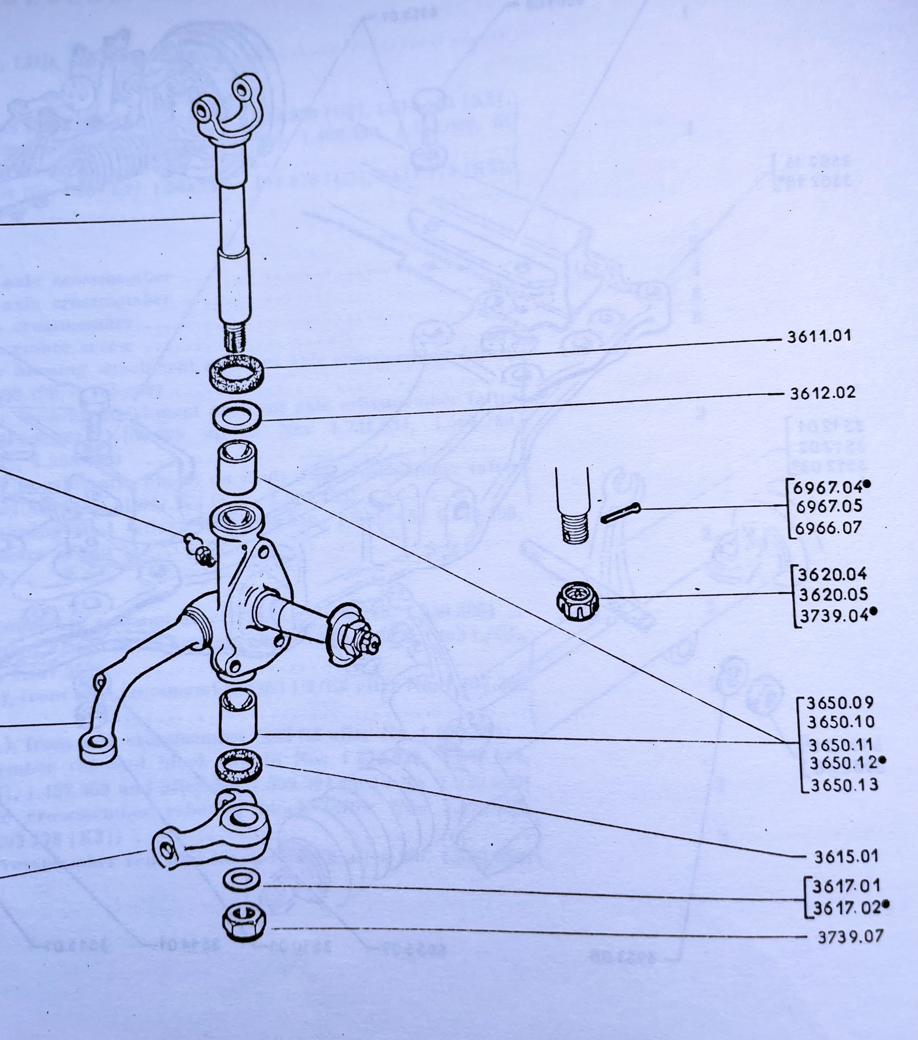 APH 3611-01A keerringen set fusee