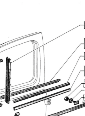 APH 9330-00 raamafdichting set onder 203 & 403