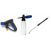 Enrollador de manguera de acero inoxidable + Set Pro Wash