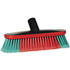 ProNano Vikan Transport washing brush with water flow rubber bumper oval black soft fibers 270mm