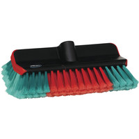 Vikan Transport brosse d'angle avec débit d'eau noir 280mm