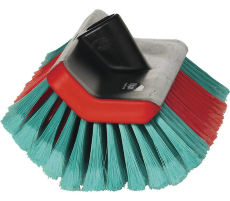 Vikan Transport brosse d'angle avec débit d'eau noir 280mm