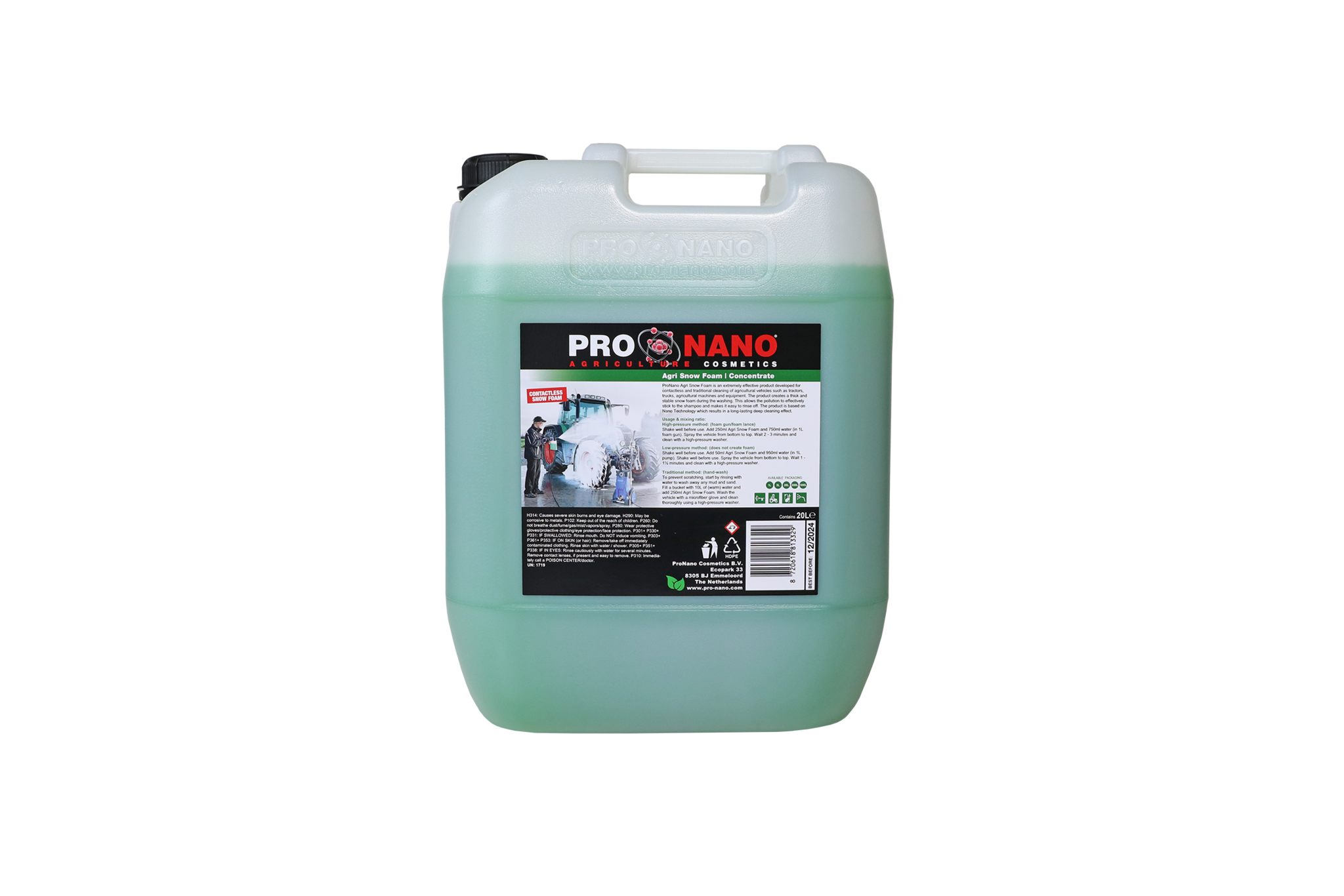 Wash tractor? ProNano Agri Snow Foam  Contactless trigger shampoo - ProNano