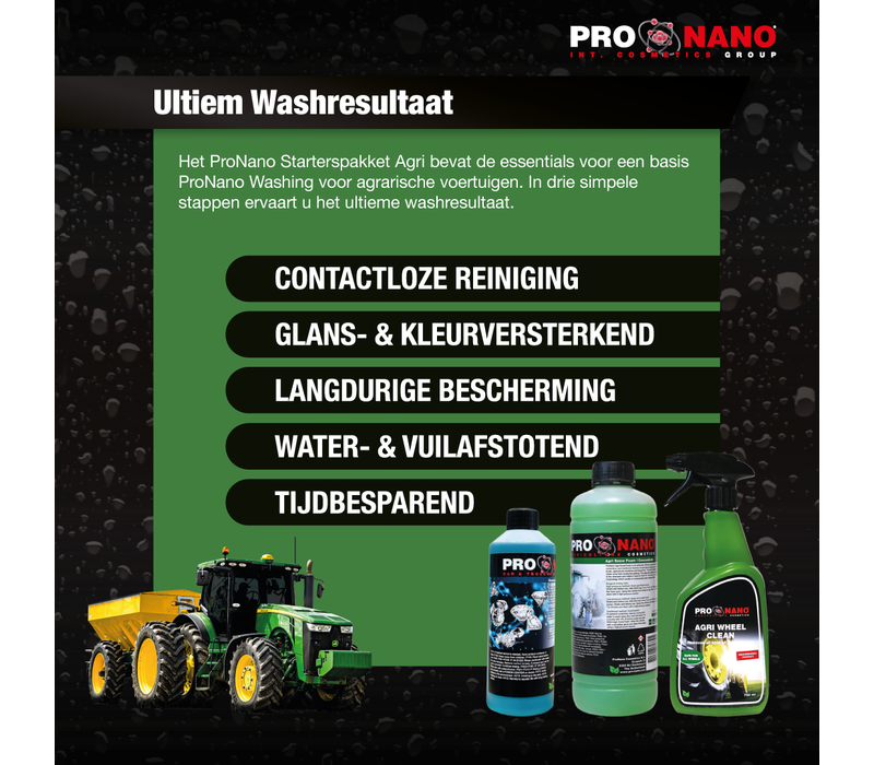 ProNano Starterpaket Agri | Basispaket für kontaktlose Reinigung
