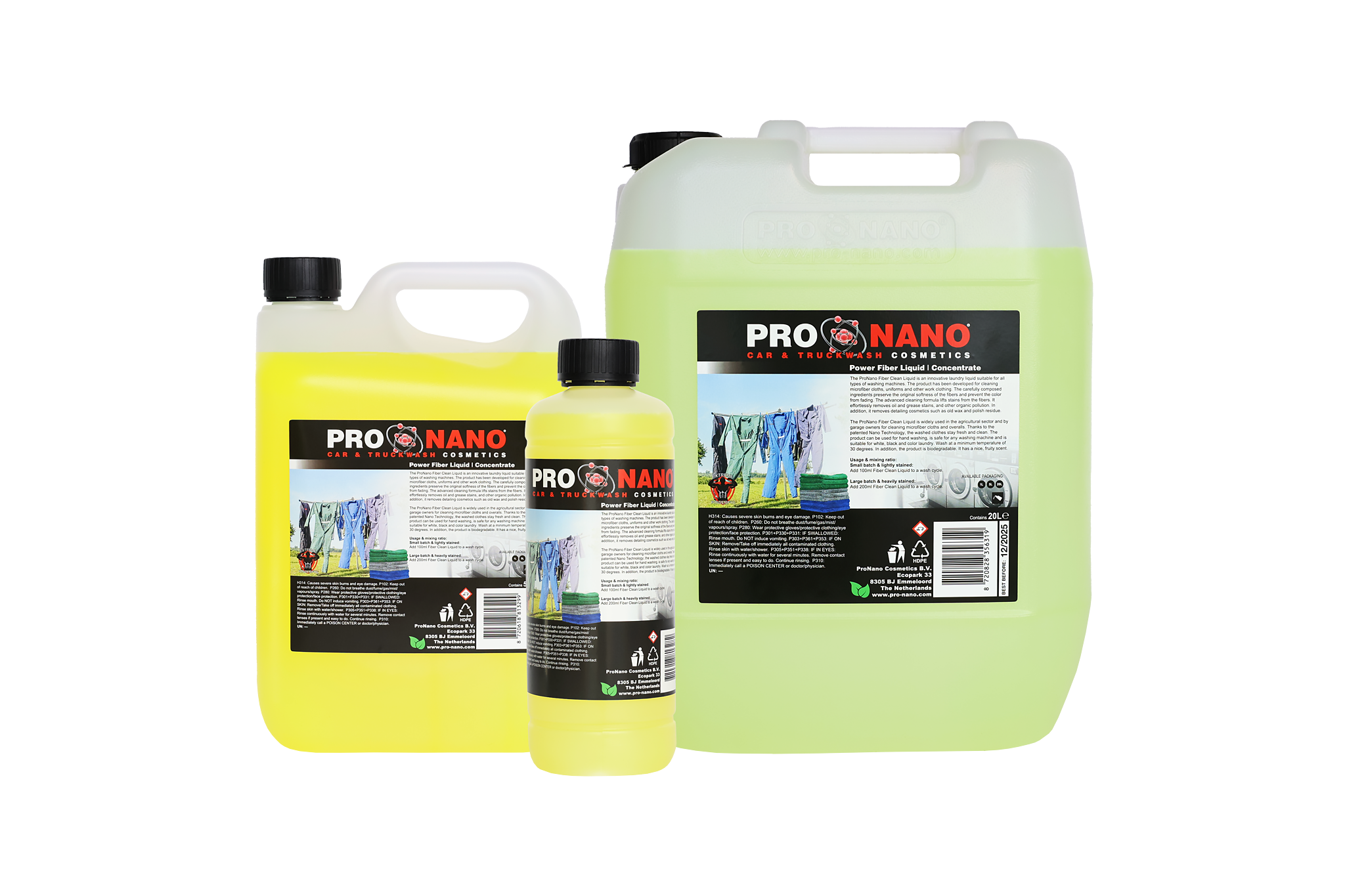 Powerful detergent  ProNano Fiber Clean Liquid - ProNano