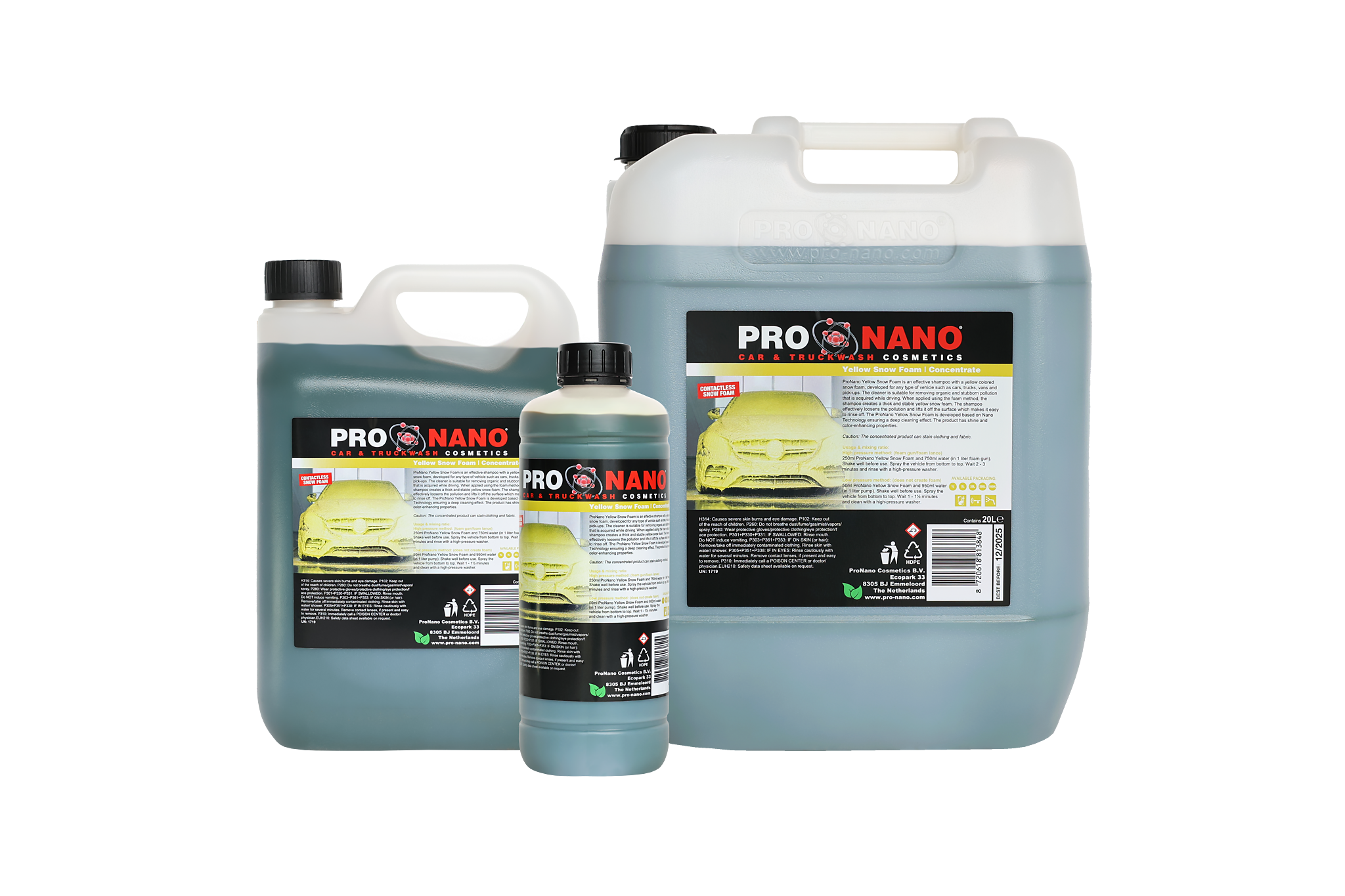 ProNano with Foam Contactless foam car ProNano snow yellow shampoo | Snow Yellow -