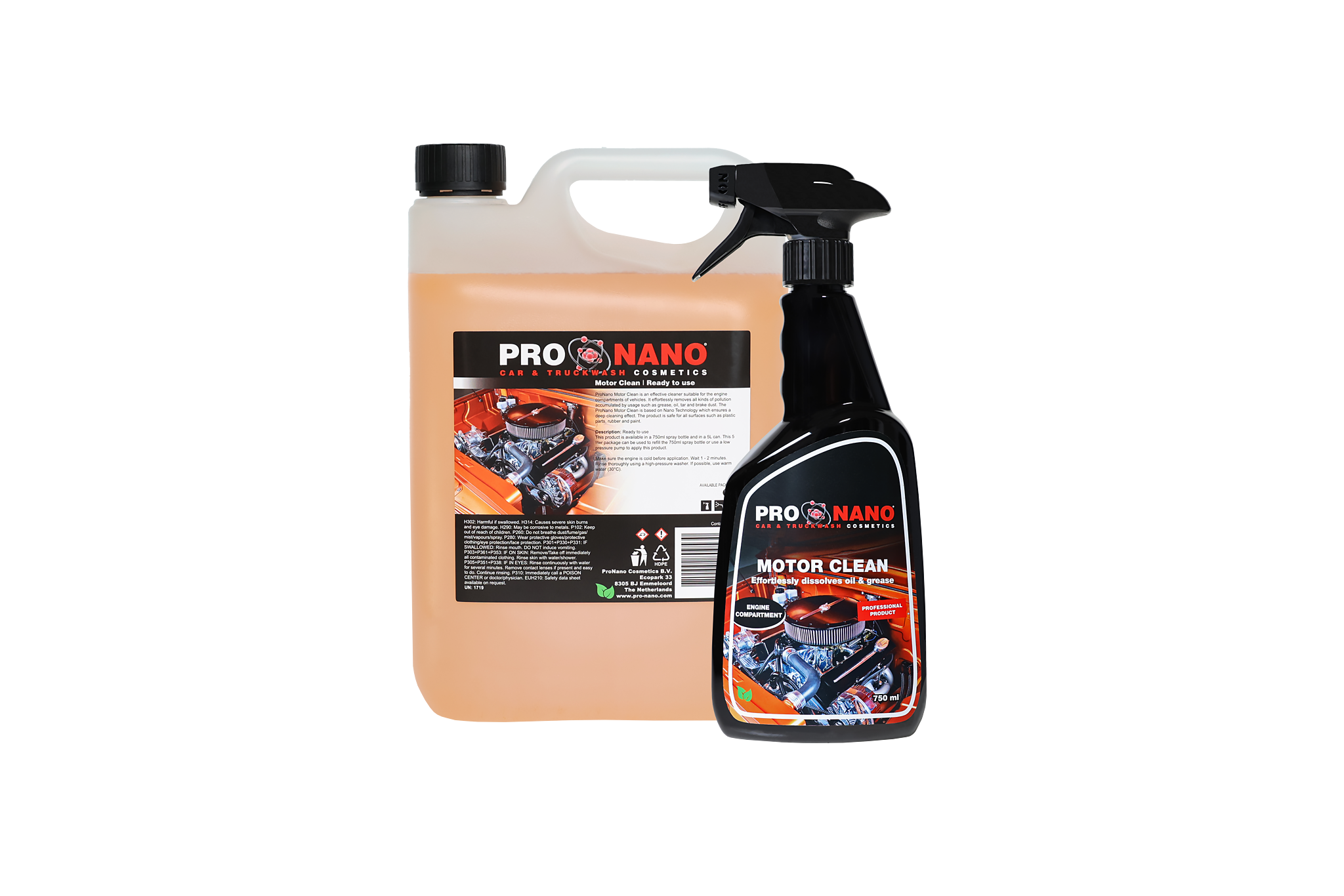 Reinigen Sie den Motorraum Ihres Fahrzeugs? ProNano Motor Clean - ProNano