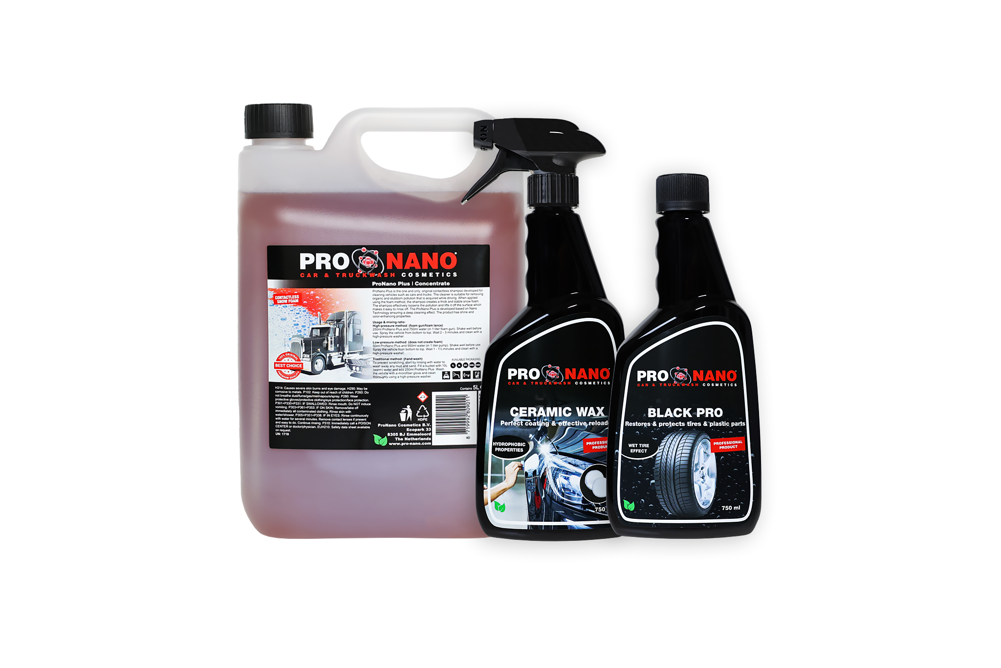 5L ProNano Plus Keramik + Black Pro Set - ProNano