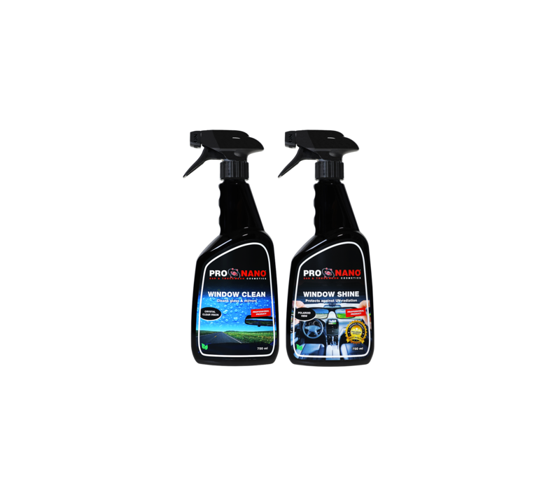 ProNano Car & Truck Window Clean & Shine Package