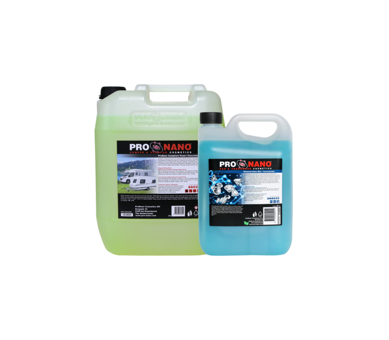 Schiuma ProNano CampCare + Cera ProNano Diamond Nano GRATUITA | 5 l - 20 l - 200 l