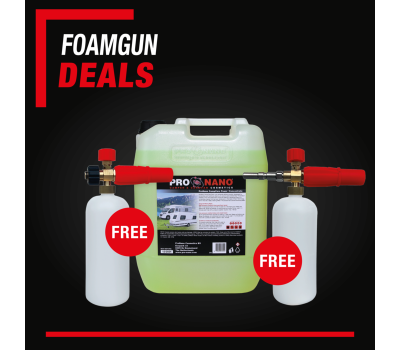 ProNano Foam Deal | 20L CampCare Foam + GRATIS Schuimpistool