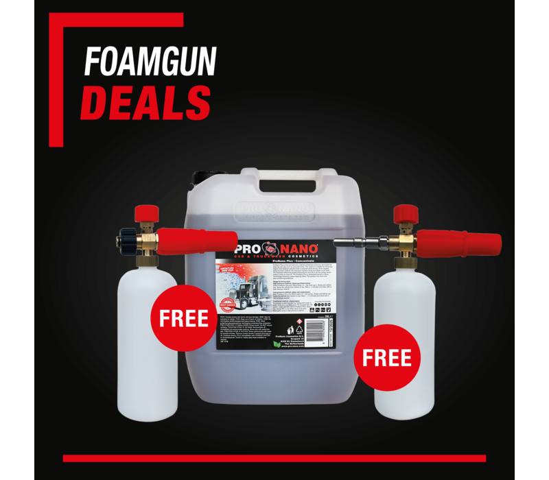 ProNano Schaum-Angebot | 20 l ProNano Plus + Schaumpistole Ihrer Wahl