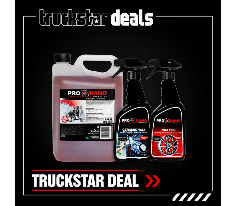 ProNano Deal: 5L Plus. 750ml Ceramic Wax + 750ml Inox Red