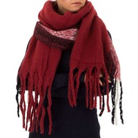Damen Schal von Holala Gr. One Size - bordeaux