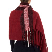 Damen Schal von Holala Gr. One Size - bordeaux