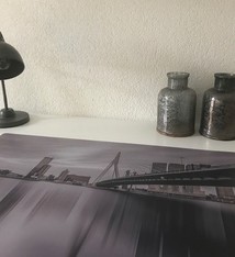 Bureau onderlegger Skyline Rotterdam