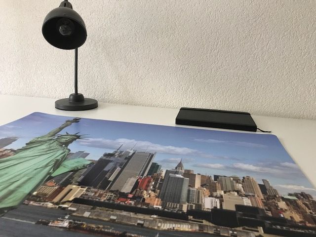 Bureau onderlegger skyline NEW YORK USA