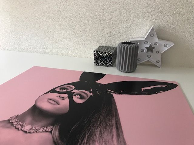 Bureau onderlegger Ariana Grande pink-roze