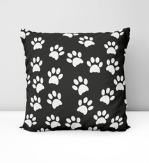 Kussen pootafdruk wit