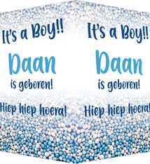 Geboorte raambord Daan
