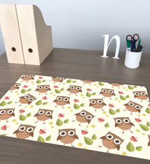 Bureau onderlegger uilen patroon