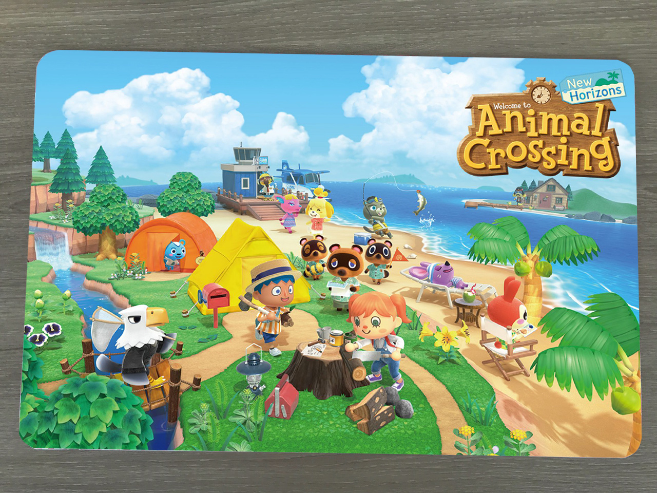 Bureau onderlegger een Animal Crossing afbeelding