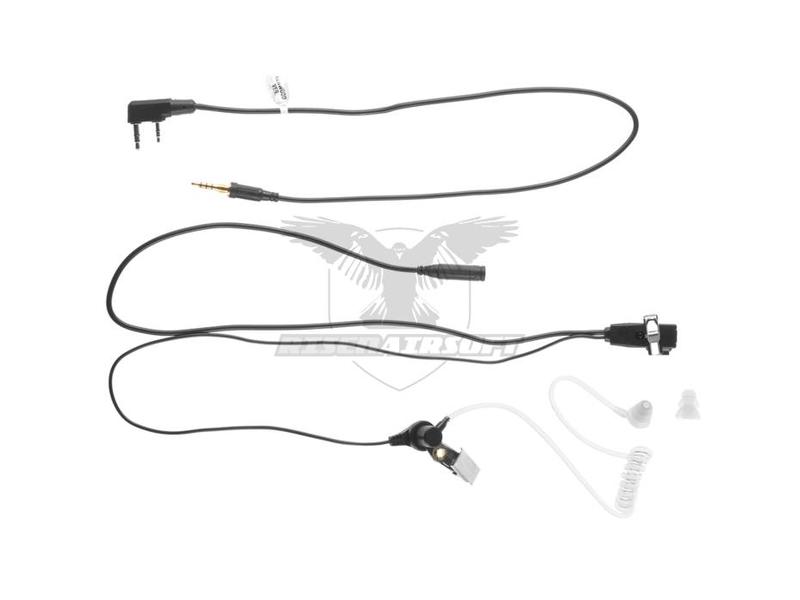 Z-Tactical FBI Style Acoustic Headset Kenwood Connector