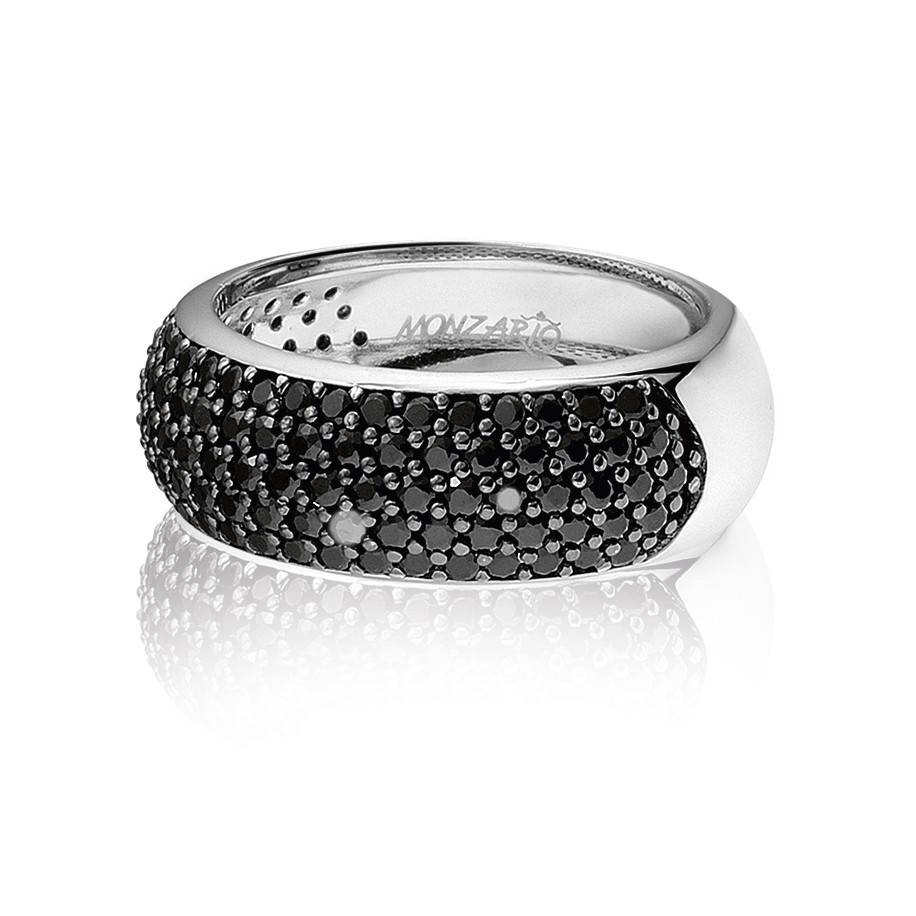 ring met zwarte bergkristallen | Ringen | bestellen | Fuva.nl -