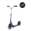 Micro Micro Cruiser LED - 2-wheel foldable scooter kids - 200mm wheels - Purple