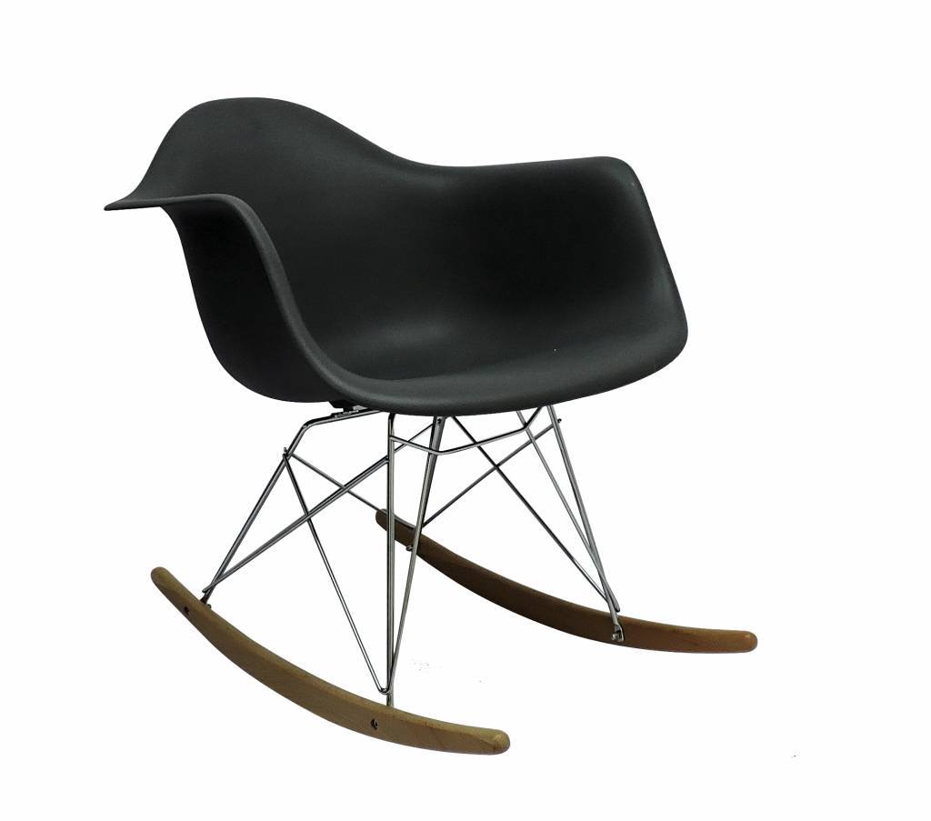 gemakkelijk Tot ziens Graag gedaan RAR Eames Design Schommelstoel Zwart - Design42