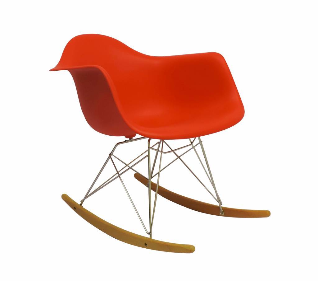 RAR Eames Design Rocking Chair Red