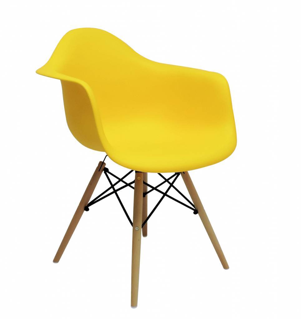 DAW Eames Design Chair Yellow