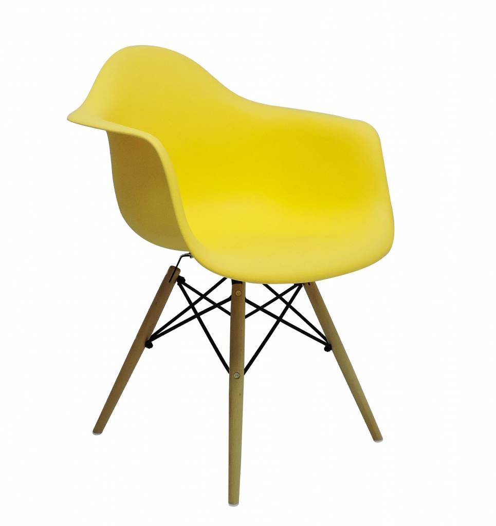 DAW Eames Design Chair Yellow