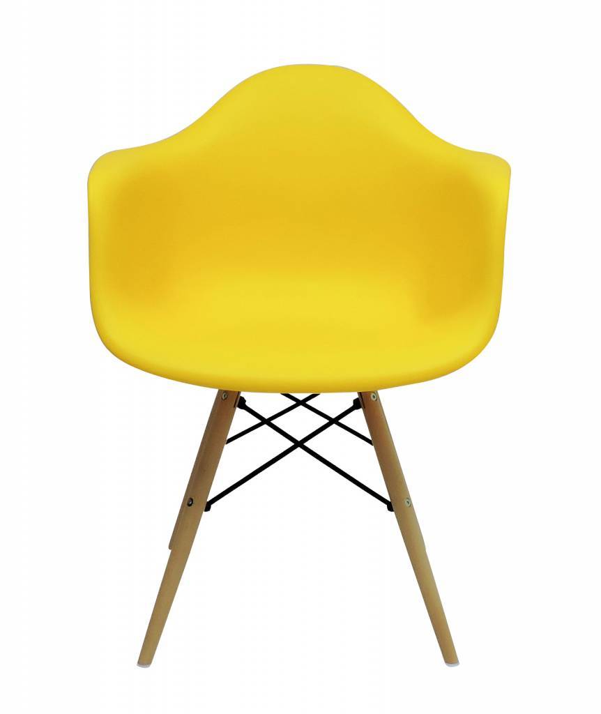DAW Eames Design Chair Yellow