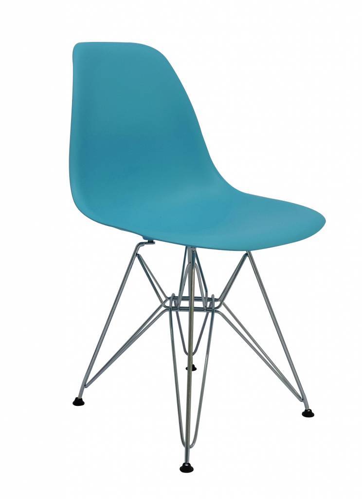 DSR Eames Design stoel Blauw 7 kleuren