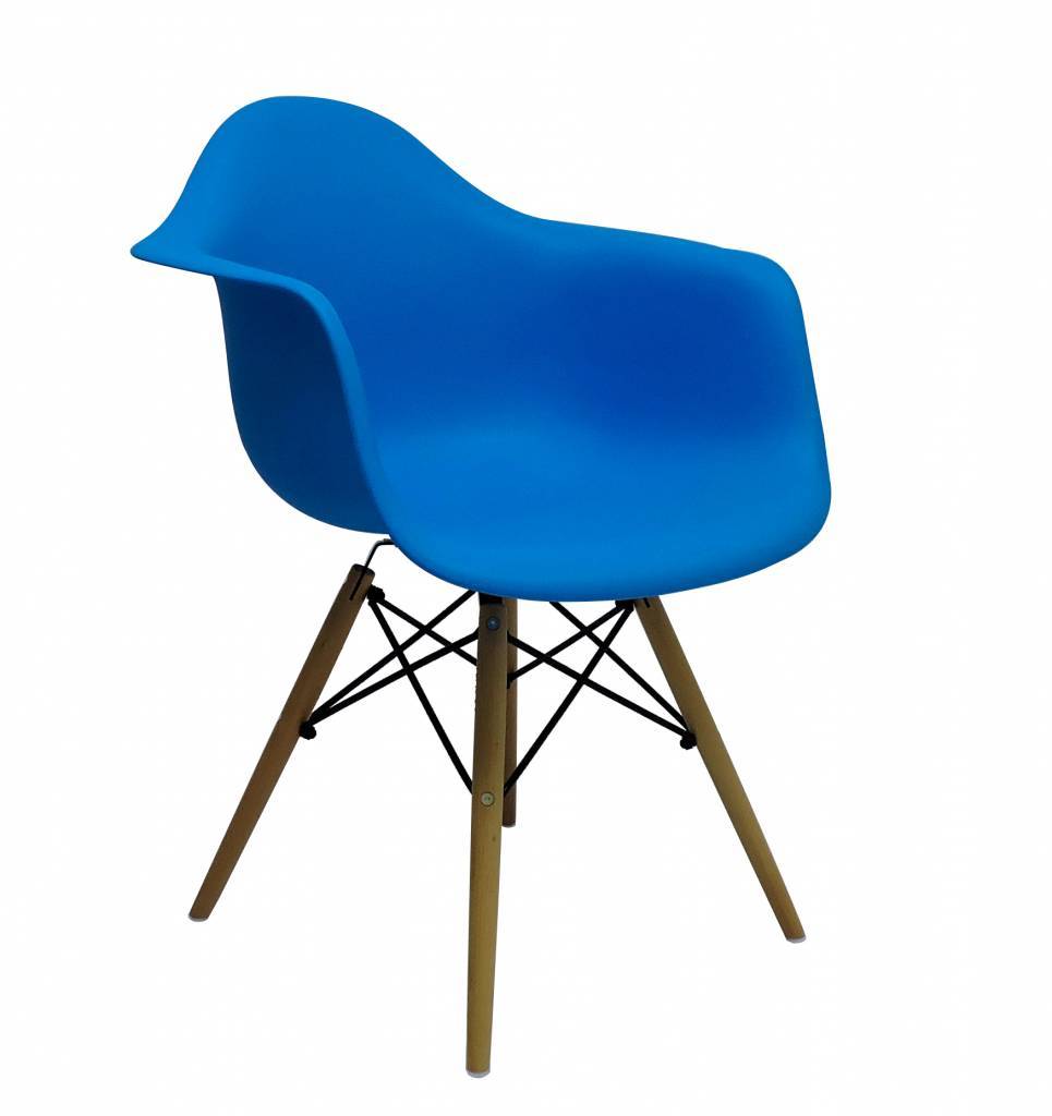 DAW Eames Design Stoel Blauw 7 kleuren
