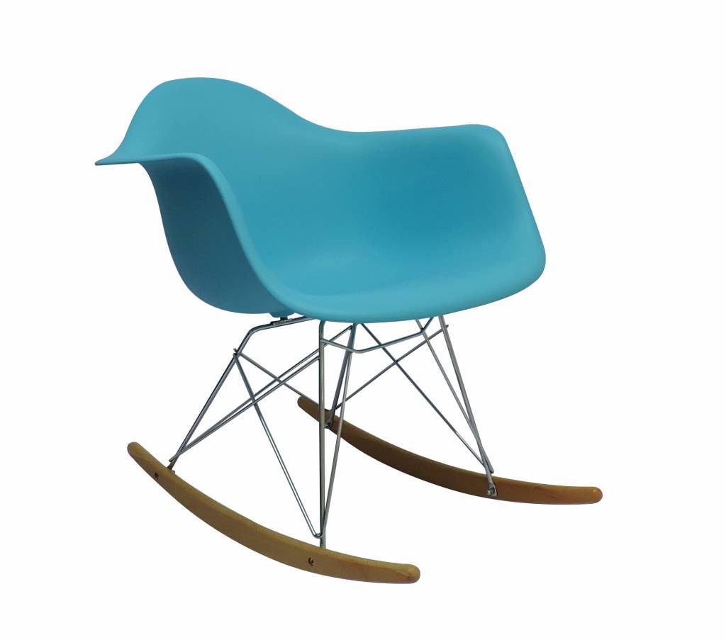 RAR Eames Design Rocking Chair Blue