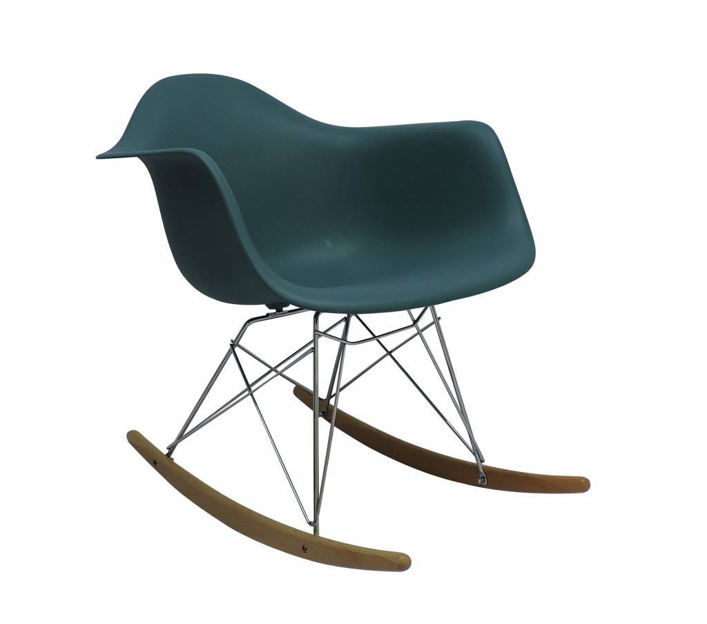 RAR Eames Design Rocking Chair Green